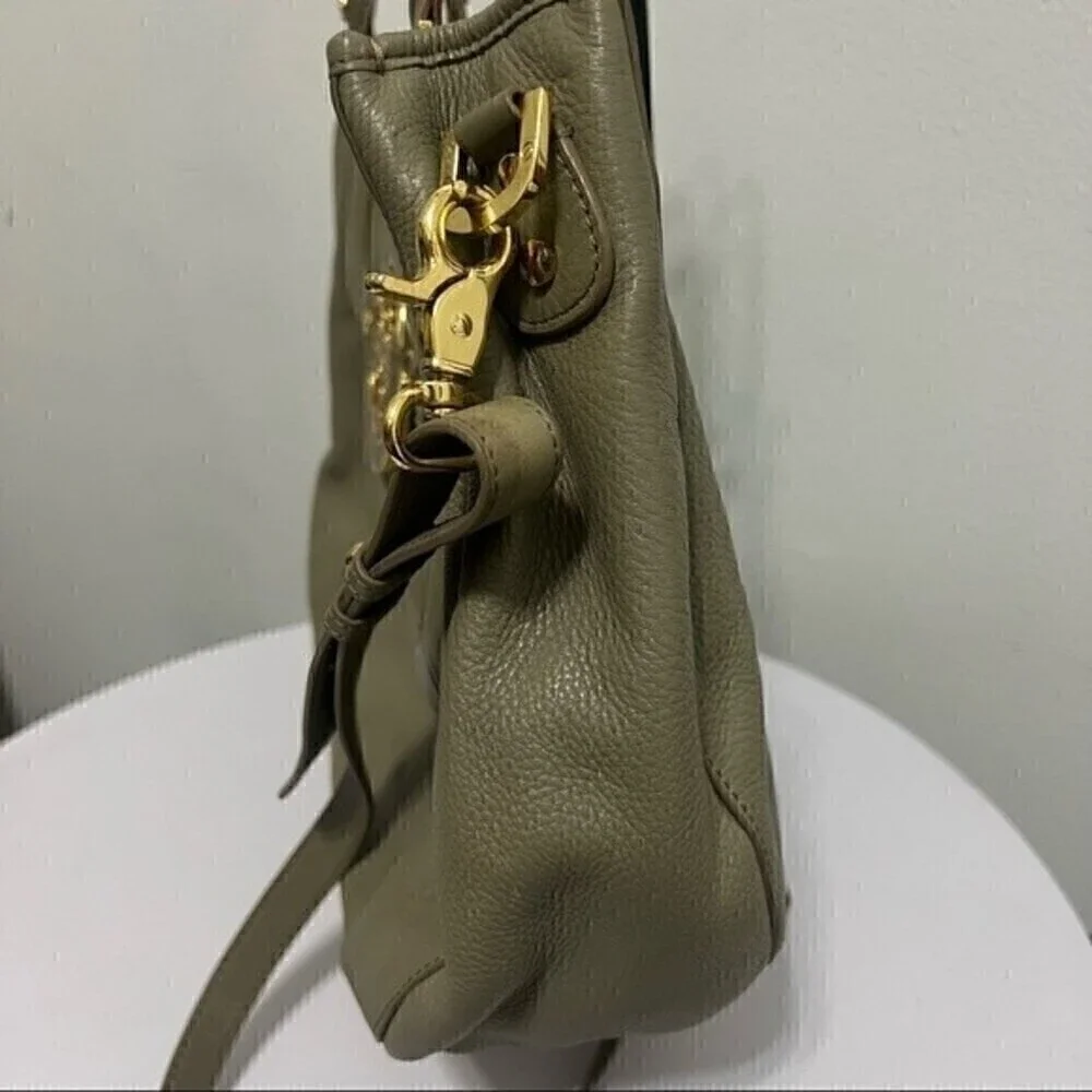 Tory Burch Amanda Gray Crossbody  Shoulder Bag